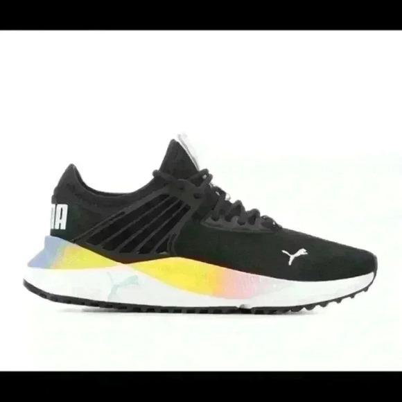 Puma Other - PUMA
Kid's Pacer Future Rainbow Sneaker (Toddler) - Black Green
